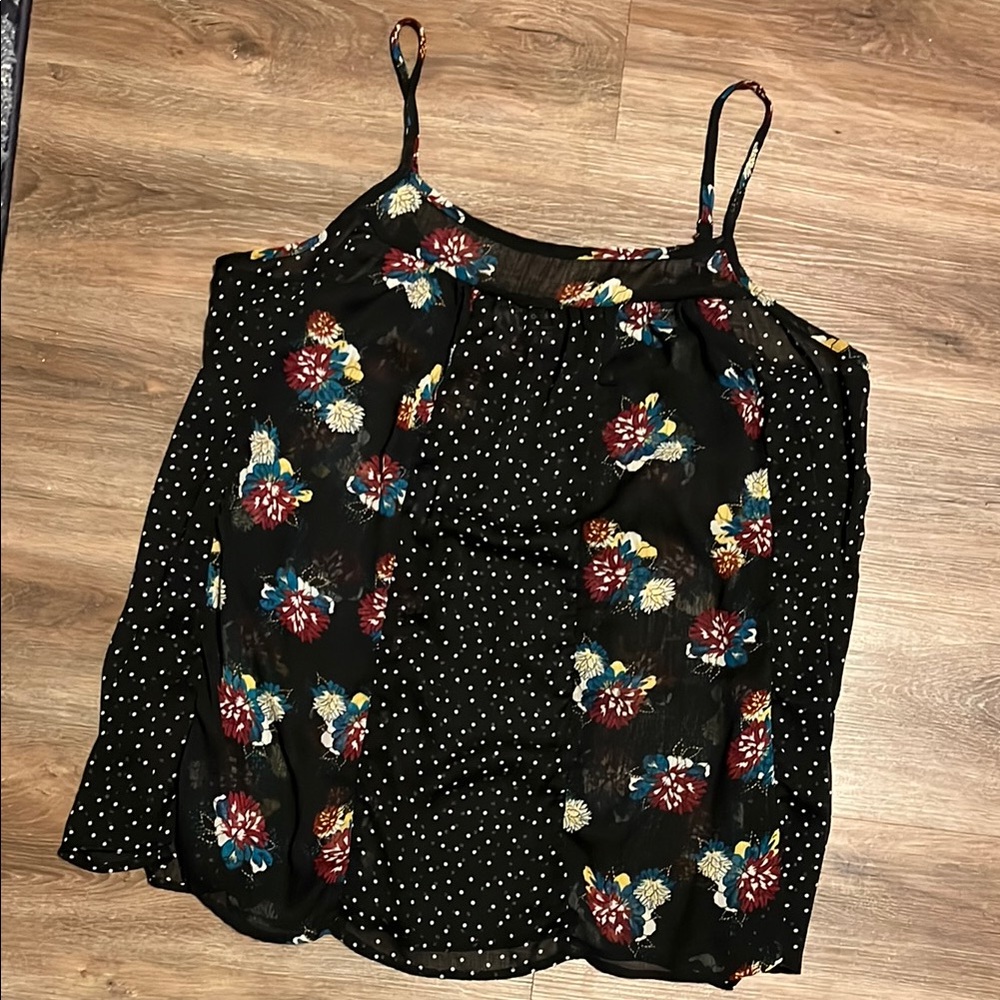 Torrid Sheer Tank Top with Adjustable Straps